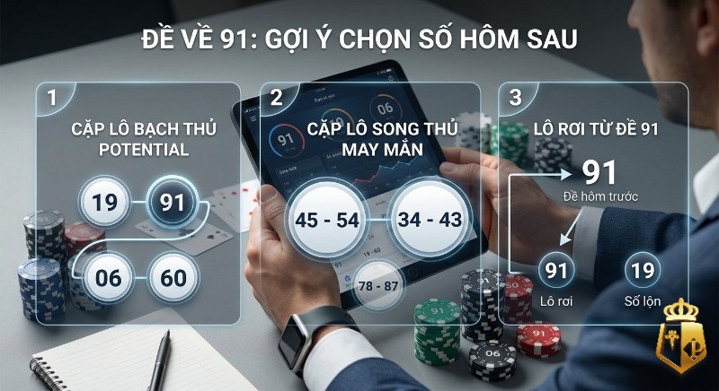 Đề về 91 hôm sau đánh lô gì? Gợi ý & Thống kê số chuẩn xác de ve 91 hom sau danh lo gi goi y thong ke so chuan xac 2 - Đề về 91 hôm sau đánh lô gì? Gợi ý & Thống kê số chuẩn xác